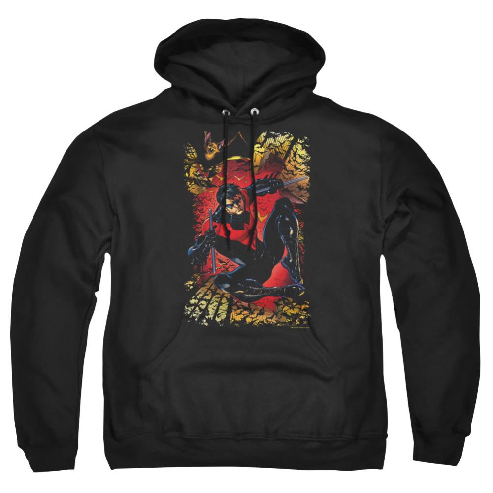 Justice League Of America Nightwing #1 Men's Pull-Over 75 25 Poly Hoodie
