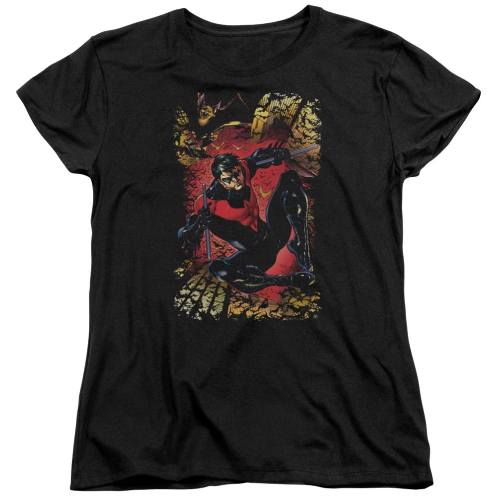 Justice League Of America Nightwing #1 Women's 18/1 Cotton Short-Sleeve T-Shirt