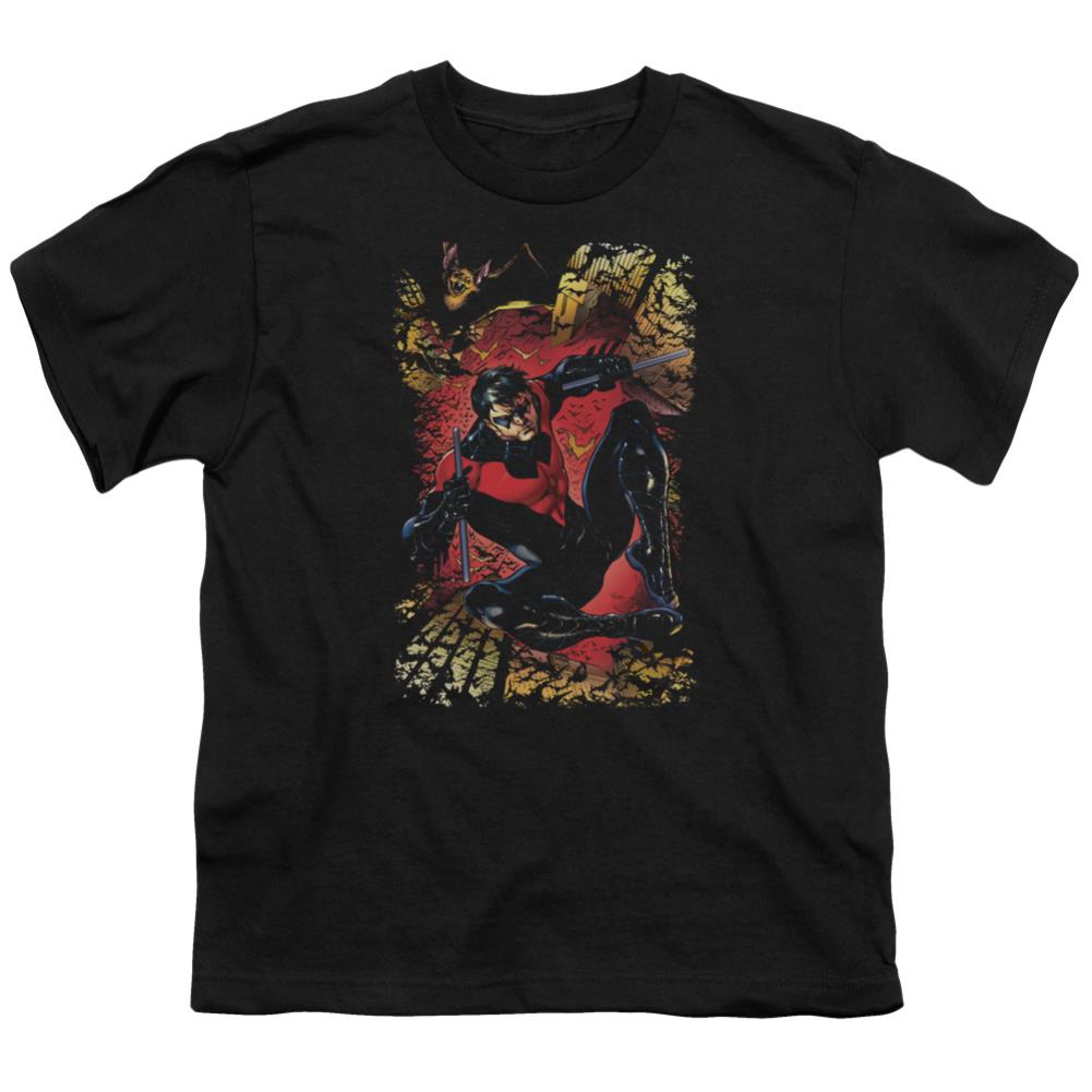 Justice League Of America Nightwing #1 Youth 18/1 100% Cotton Short-Sleeve T-Shirt