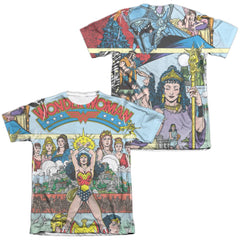 Justice League Of America No 1 Cover (Front/Back Print) Men's Regular Fit Poly Cotton Short-Sleeve T-Shirt