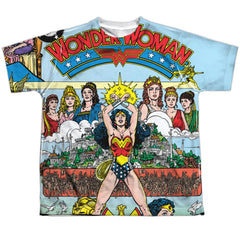 Justice League Of America No 1 Cover Youth Regular Fit Poly Short-Sleeve T-Shirt