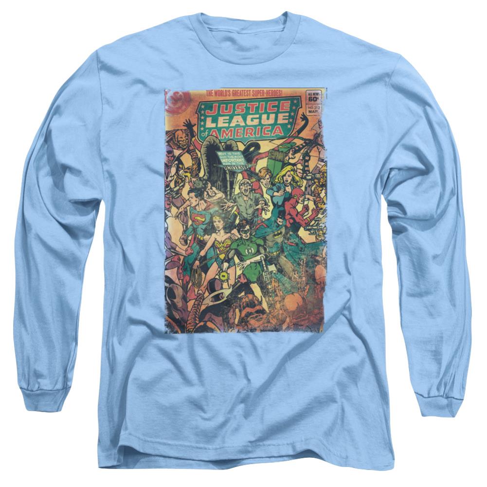 Justice League Of America No 212 Vintage Men's 18/1 Cotton Long-Sleeve T-Shirt