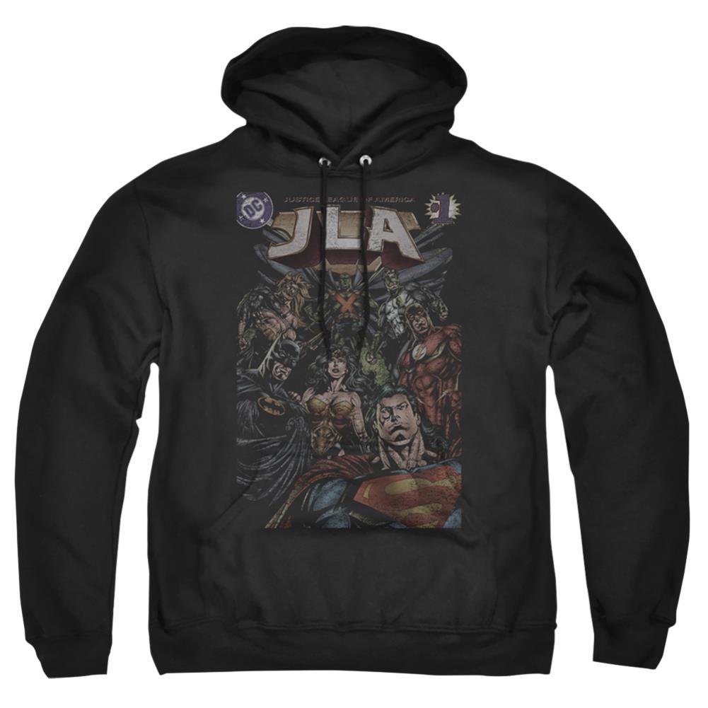 Justice League Of America #1 Cover Men's Pull-Over 75 25 Poly Hoodie