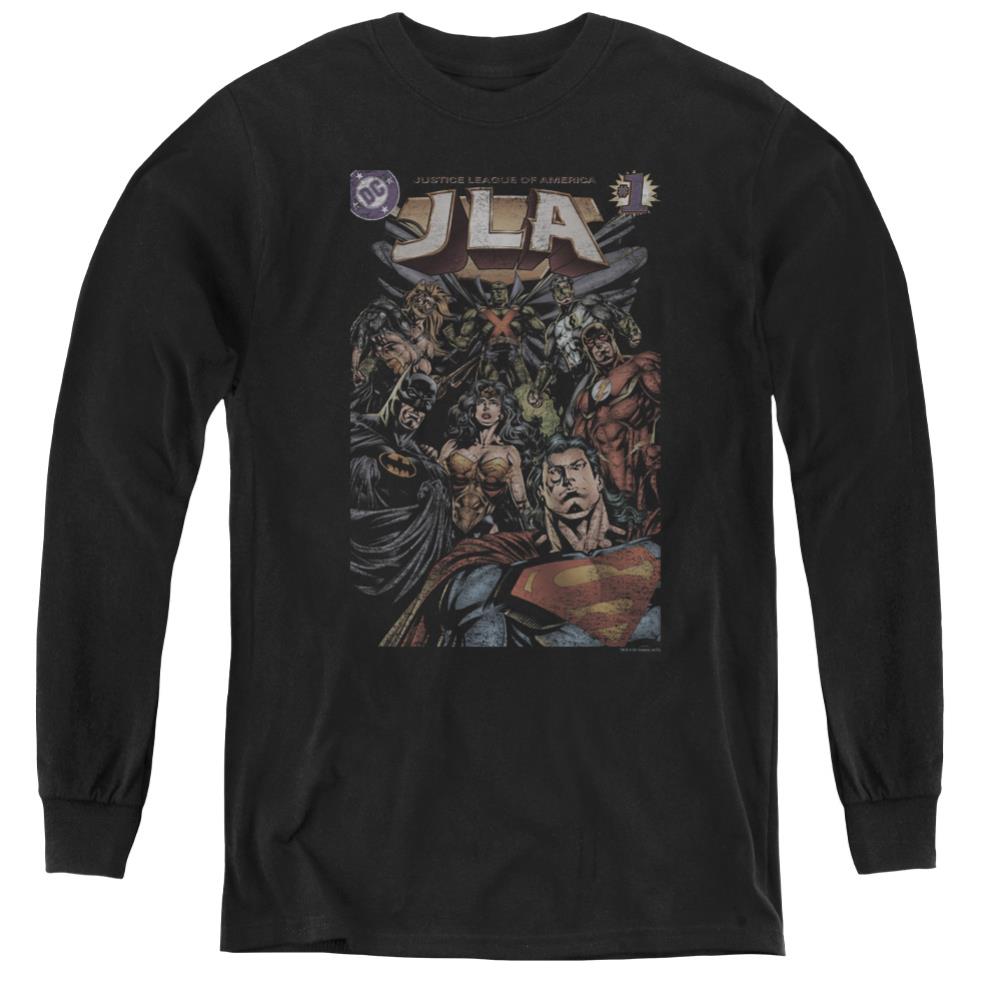 Justice League Of America #1 Cover Youth Long-Sleeve T-Shirt
