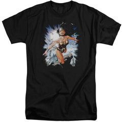 Justice League Of America Of Themyscira Men's 18/1 Tall Cotton Short-Sleeve T-Shirt