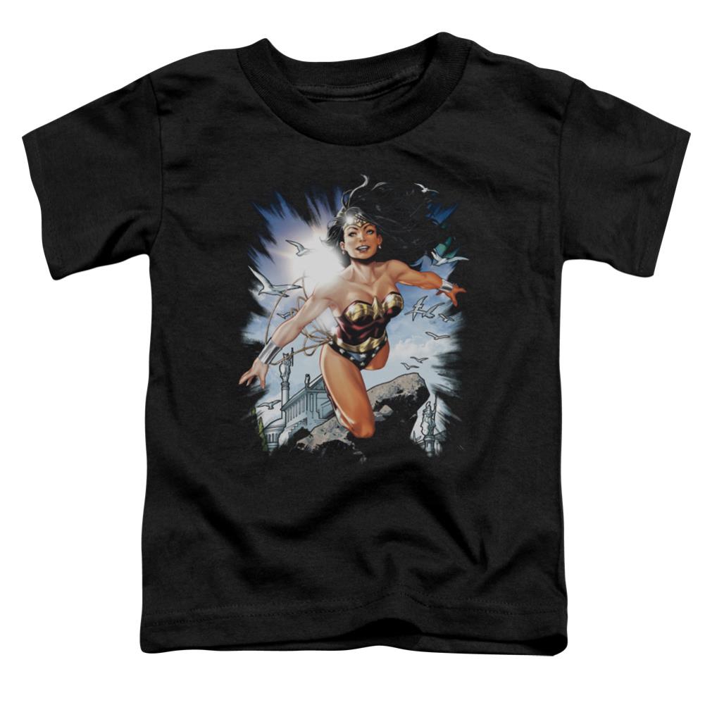 Justice League Of America Of Themyscira Toddler 18/1 Cotton Short-Sleeve T-Shirt