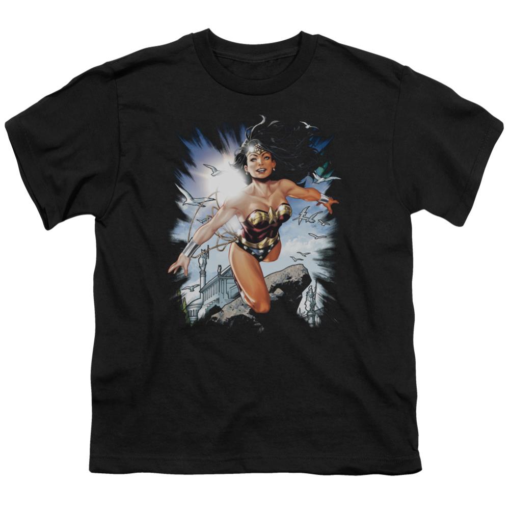 Justice League Of America Of Themyscira Youth 18/1 100% Cotton Short-Sleeve T-Shirt