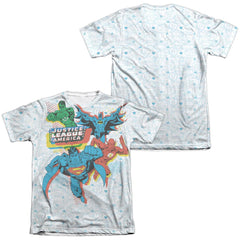 Justice League Of America Off Register Men's Regular Fit Poly Cotton Short-Sleeve T-Shirt