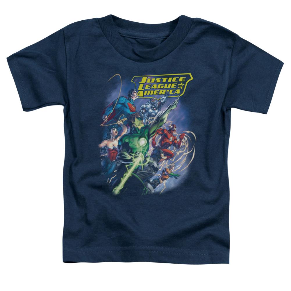 Justice League Of America Onward Toddler 18/1 Cotton Short-Sleeve T-Shirt