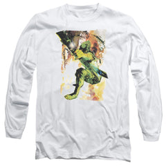 Justice League Of America Painted Archer Men's 18/1 Cotton Long-Sleeve T-Shirt