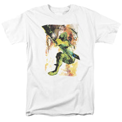 Justice League Of America Painted Archer Men's 18/1 Cotton Short-Sleeve T-Shirt