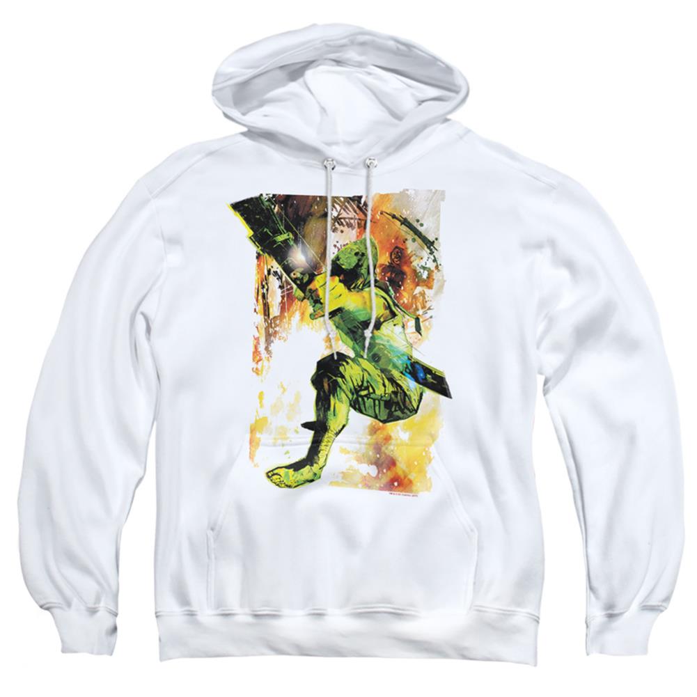 Justice League Of America Painted Archer Men's Pull-Over 75 25 Poly Hoodie