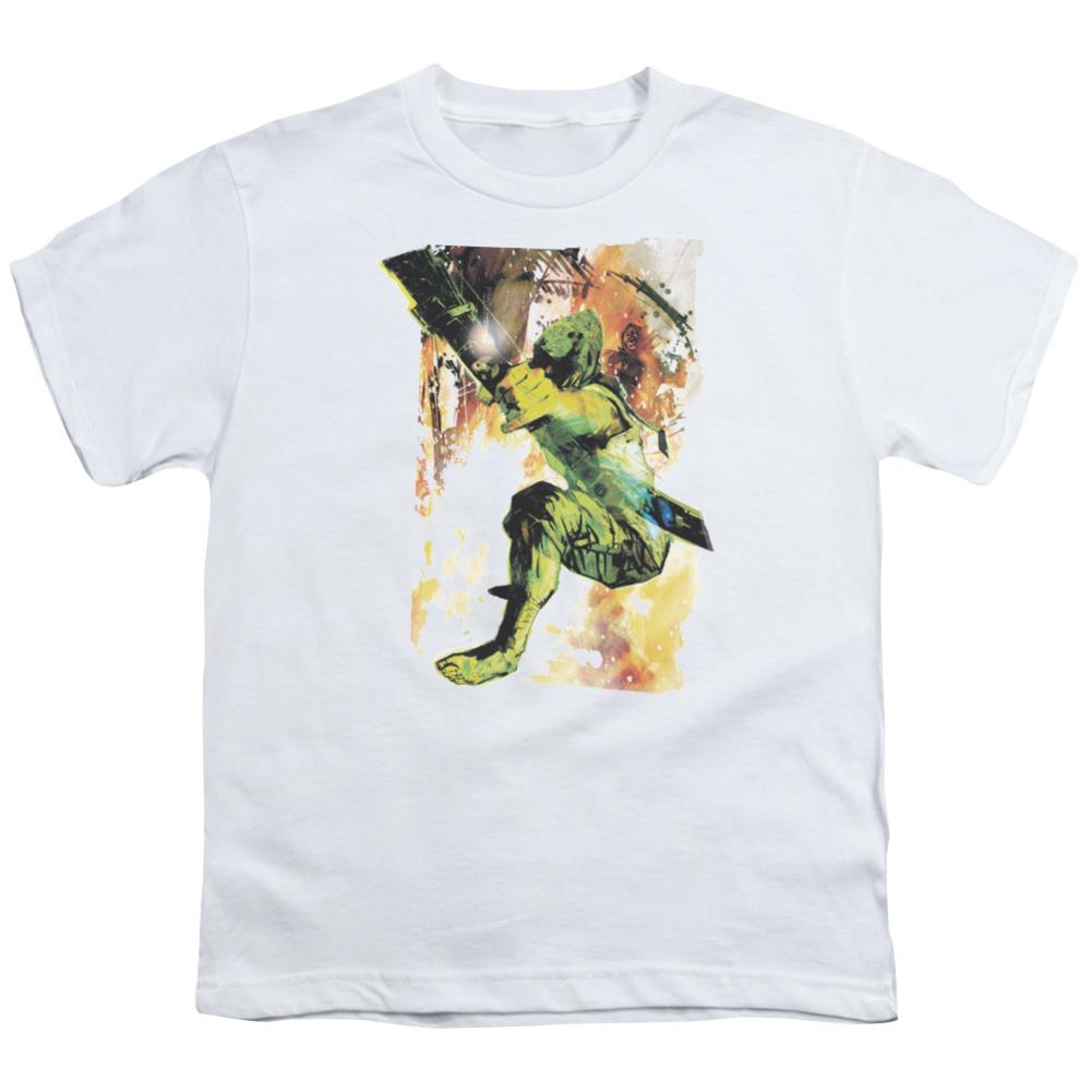 Justice League Of America Painted Archer Youth 18/1 100% Cotton Short-Sleeve T-Shirt