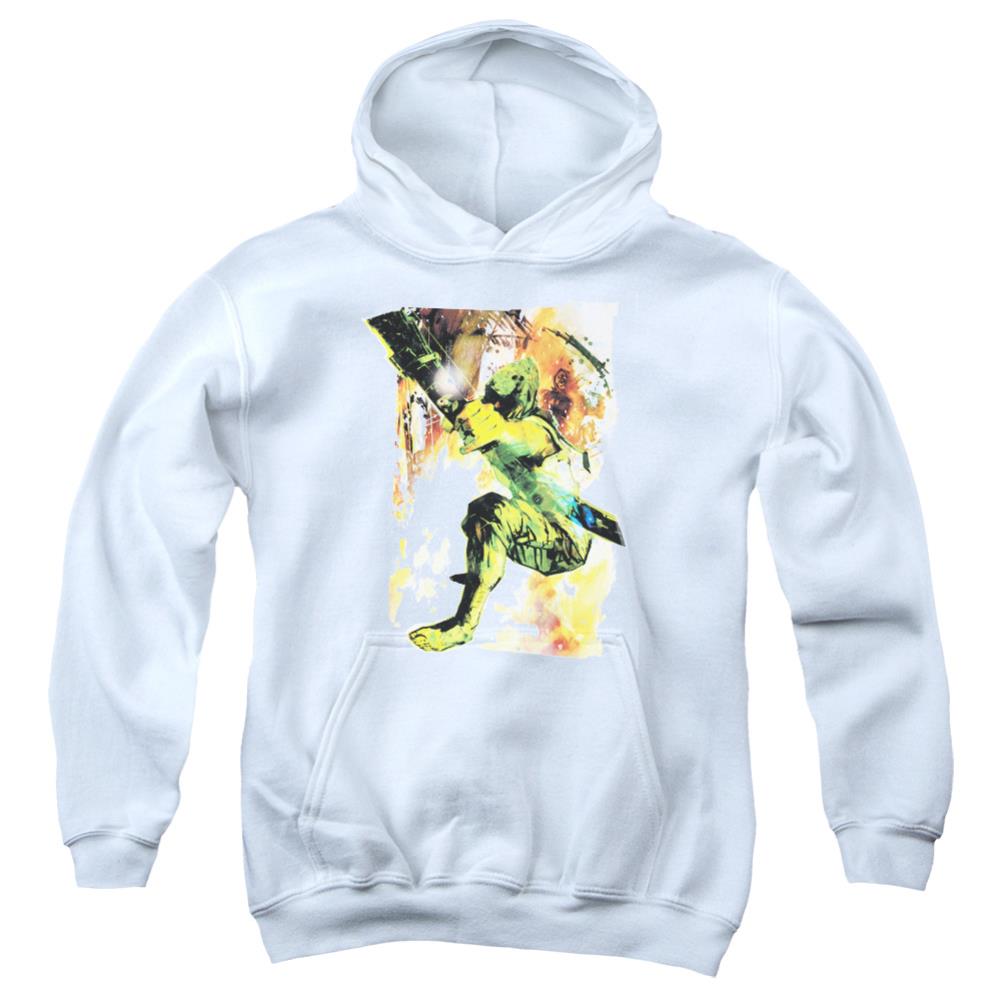 Justice League Of America Painted Archer Youth Cotton Poly Pull-Over Hoodie