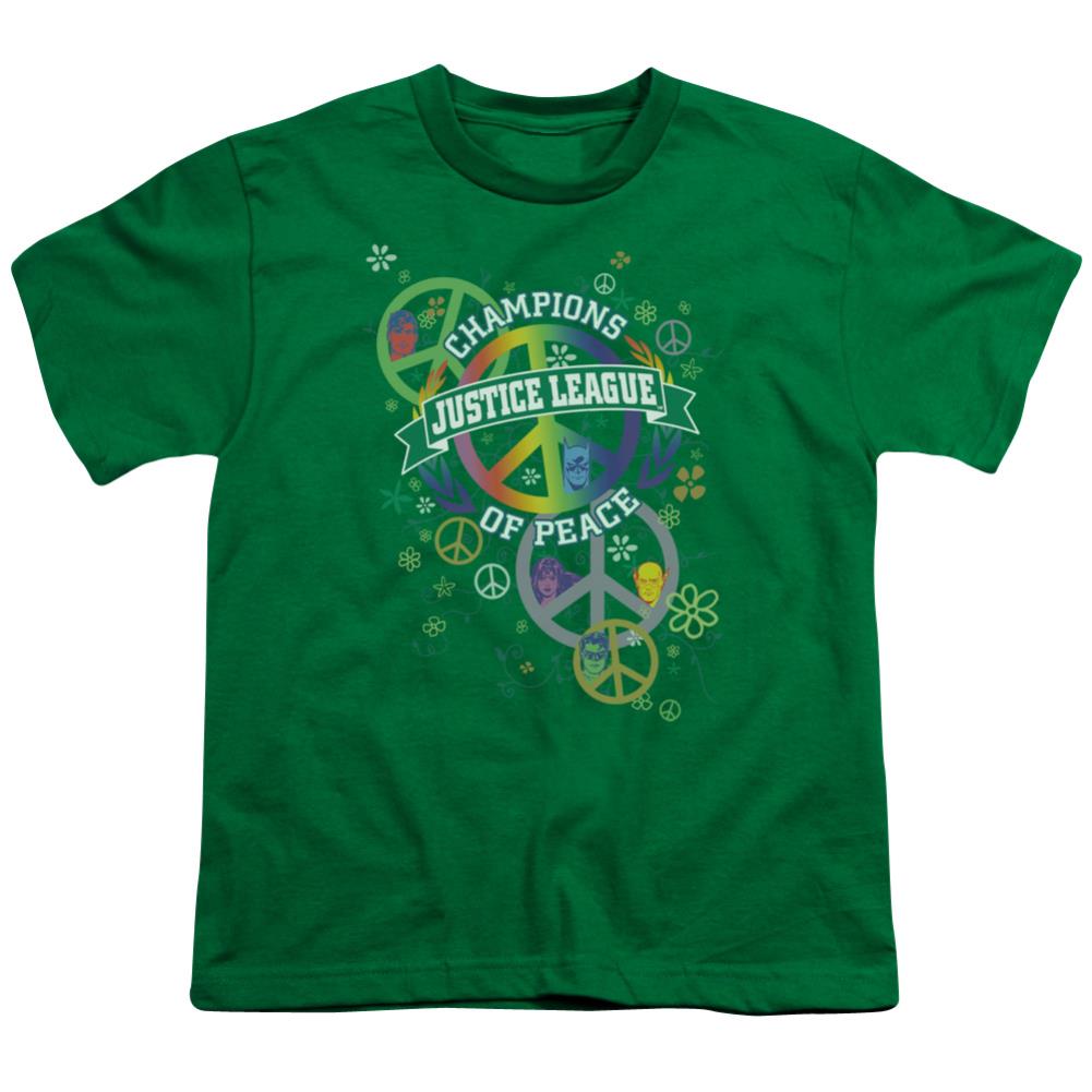 Justice League Of America Peace League Youth 18/1 100% Cotton Short-Sleeve T-Shirt