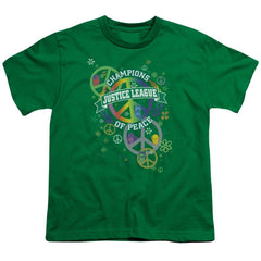 Justice League Of America Peace League Youth 18/1 100% Cotton Short-Sleeve T-Shirt