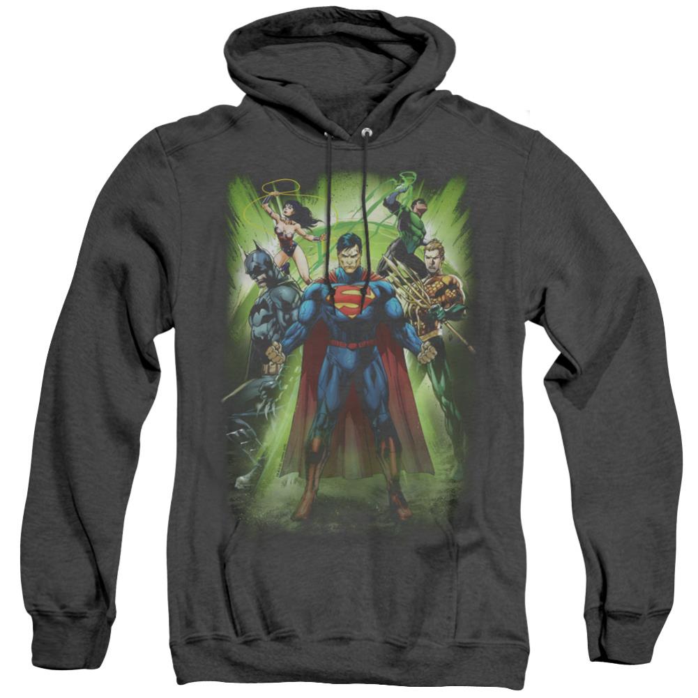 Justice League Of America Power Burst Men's Pull-Over Hoodie