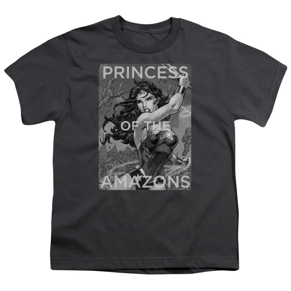 Justice League Of America Princess Of The Amazons Youth 18/1 100% Cotton Short-Sleeve T-Shirt
