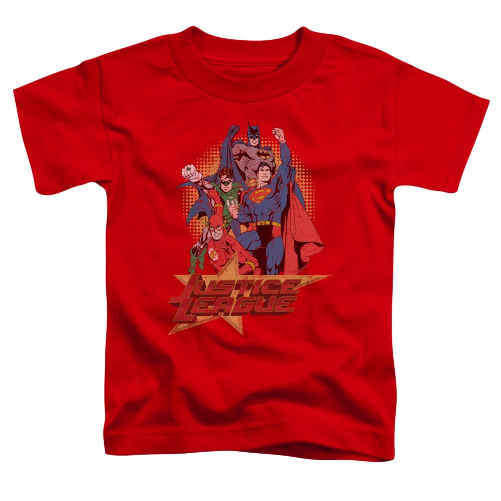 Justice League Of America Raise Your Fist Toddler 18/1 Cotton Short-Sleeve T-Shirt