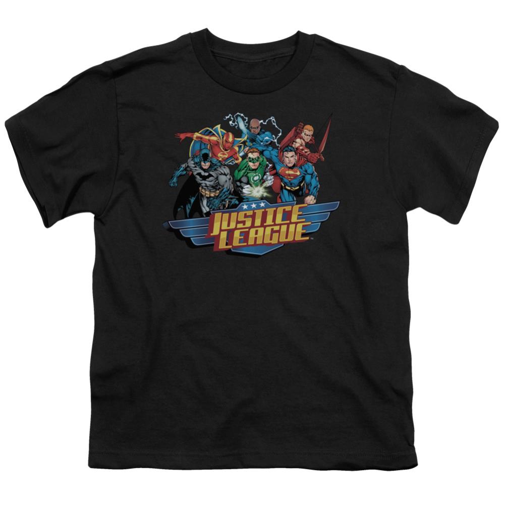 Justice League Of America Ready To Fight Youth 18/1 100% Cotton Short-Sleeve T-Shirt