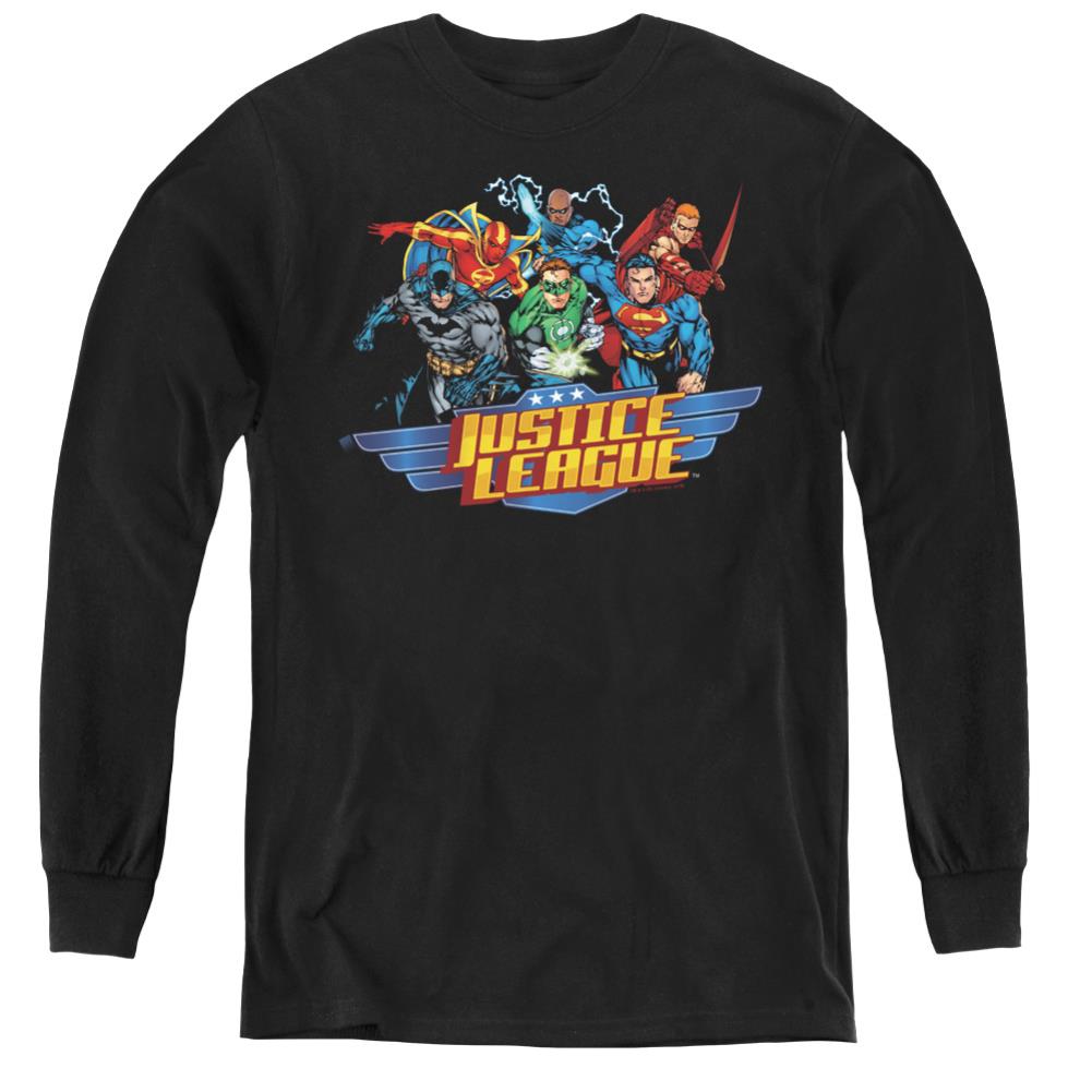 Justice League Of America Ready To Fight Youth Long-Sleeve T-Shirt