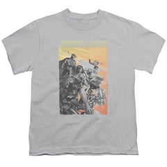 Justice League Of America Red Dawn Youth 18/1 100% Cotton Short-Sleeve T-Shirt