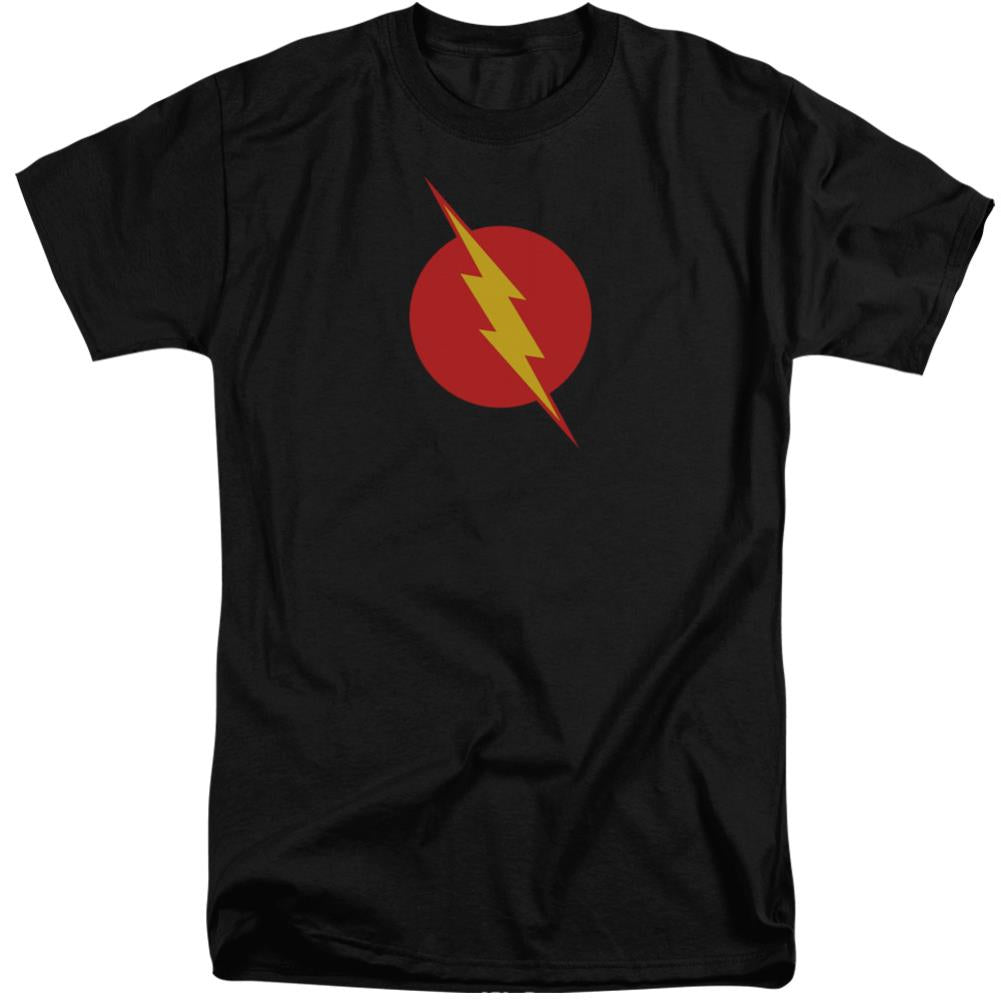 Justice League Of America Reverse Flash Men's 18/1 Tall Cotton Short-Sleeve T-Shirt