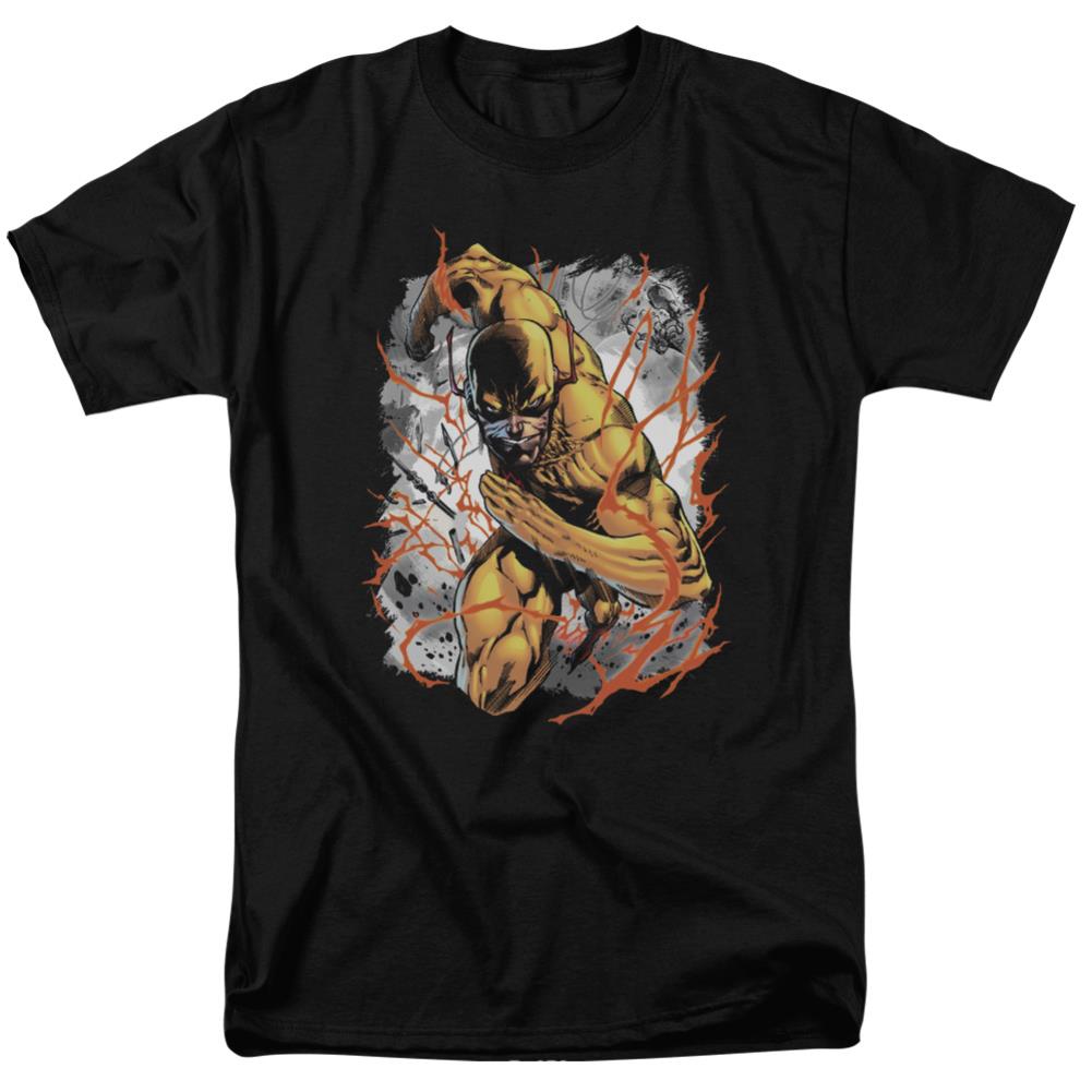 Justice League Of America Reversed Men's 18/1 Cotton Short-Sleeve T-Shirt
