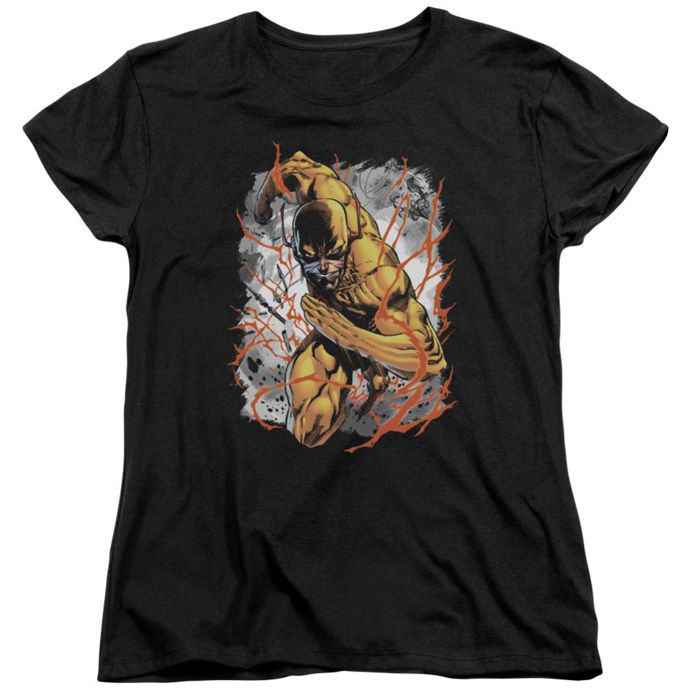 Justice League Of America Reversed Women's 18/1 Cotton Short-Sleeve T-Shirt
