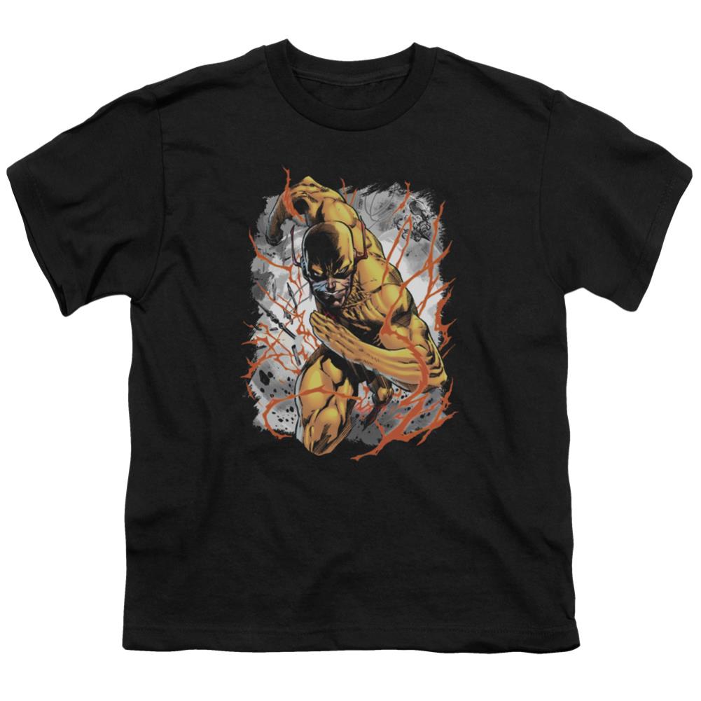 Justice League Of America Reversed Youth 18/1 100% Cotton Short-Sleeve T-Shirt