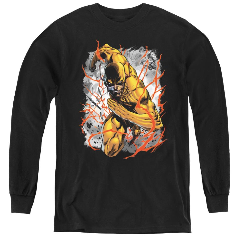 Justice League Of America Reversed Youth Long-Sleeve T-Shirt