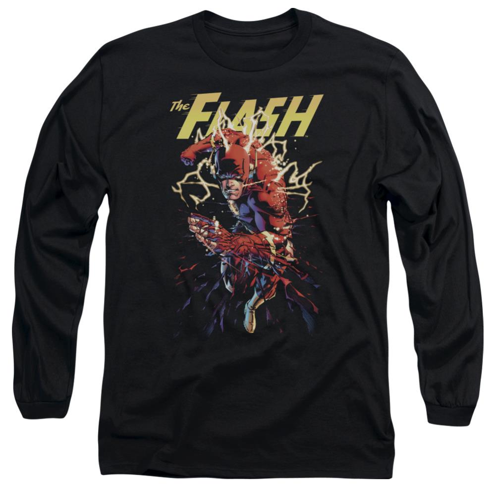 Justice League Of America Ripping Apart Men's 18/1 Cotton Long-Sleeve T-Shirt