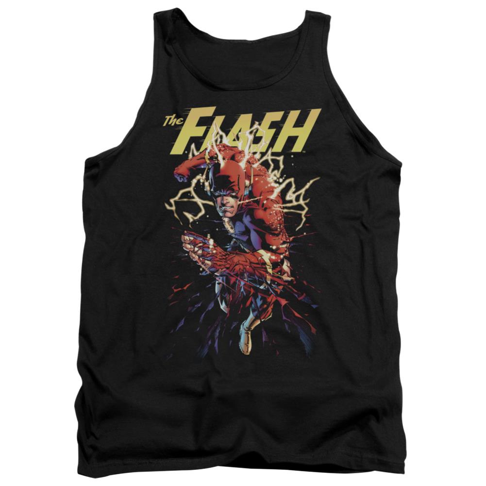 Justice League Of America Ripping Apart Men's 18/1 Cotton Tank Top