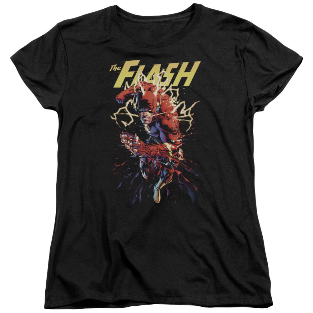 Justice League Of America Ripping Apart Women's 18/1 Cotton Short-Sleeve T-Shirt