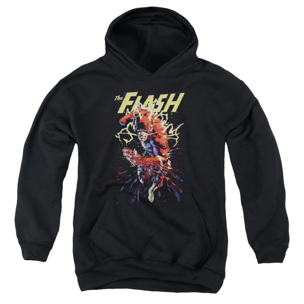 Justice League Of America Ripping Apart Youth Cotton Poly Pull-Over Hoodie