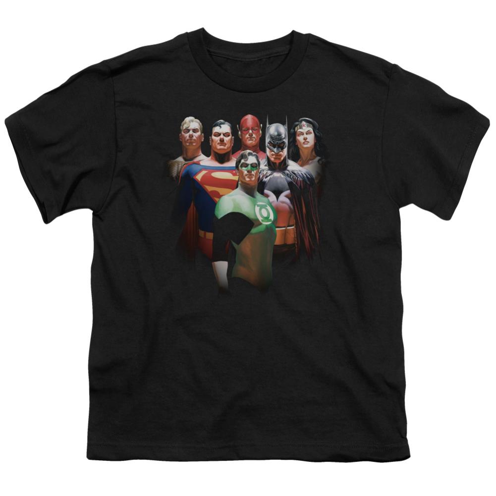 Justice League Of America Roll Call Youth 18/1 100% Cotton Short-Sleeve T-Shirt