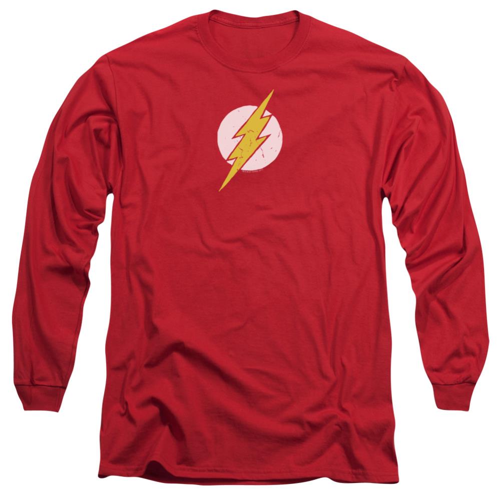 Justice League Of America Rough Flash Men's 18/1 Cotton Long-Sleeve T-Shirt