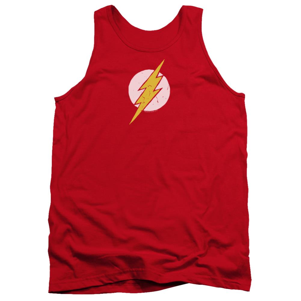 Justice League Of America Rough Flash Men's 18/1 Cotton Tank Top