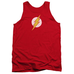 Justice League Of America Rough Flash Men's 18/1 Cotton Tank Top