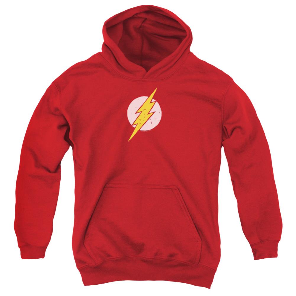 Justice League Of America Rough Flash Youth Cotton Poly Pull-Over Hoodie