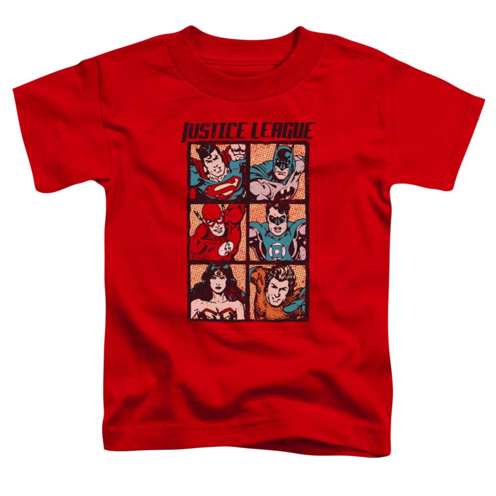 Justice League Of America Rough PaneLong-Sleeve T-Shirtoddler 18/1 Cotton Short-Sleeve T-Shirt