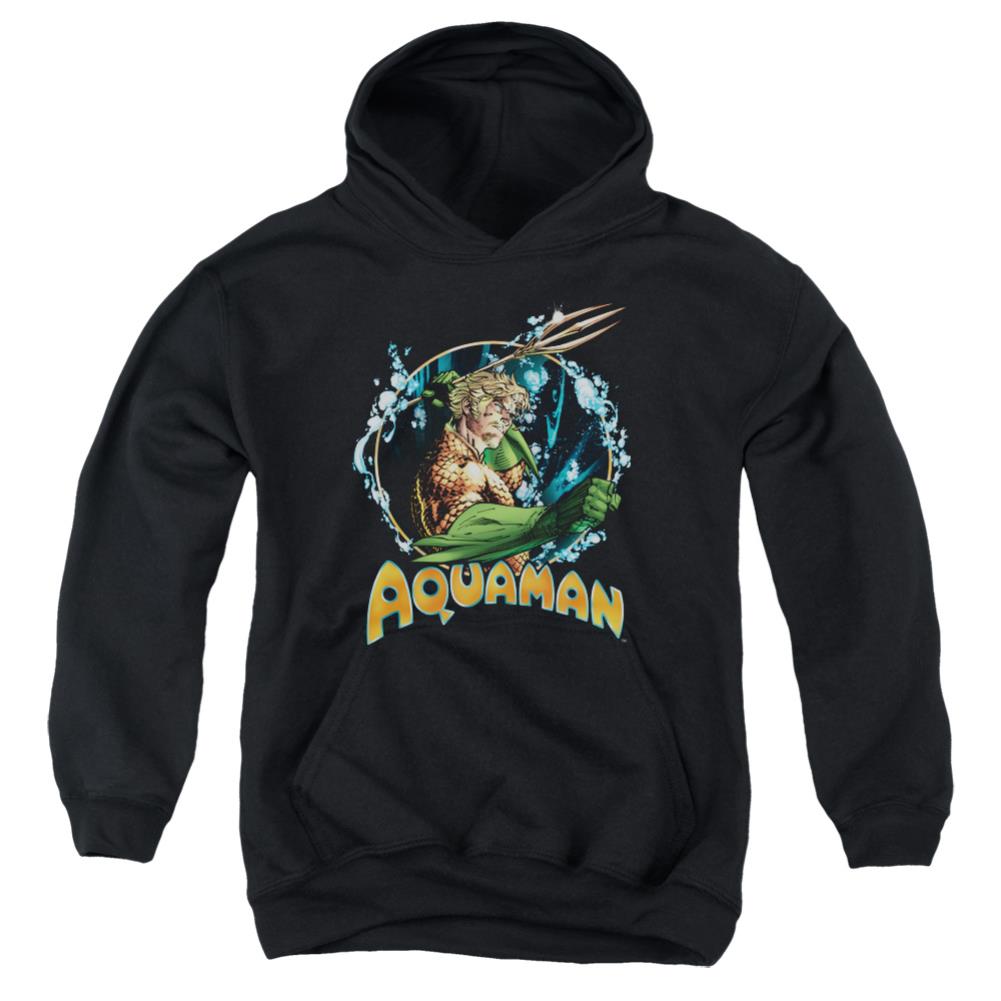 Justice League Of America Ruler Of The Seas Youth Cotton Poly Pull-Over Hoodie