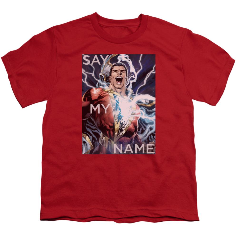 Justice League Of America Say My Name Youth 18/1 100% Cotton Short-Sleeve T-Shirt