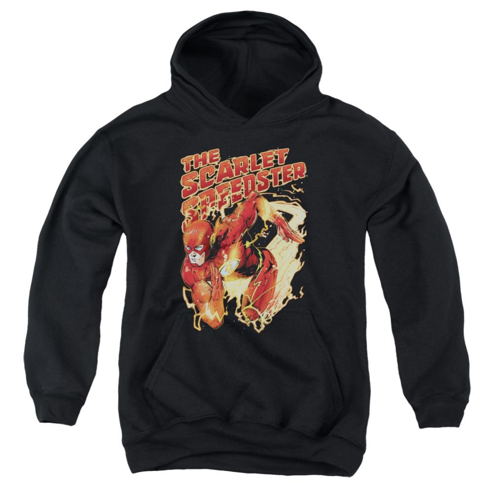 Justice League Of America Scarlet Speedster Youth Cotton Poly Pull-Over Hoodie