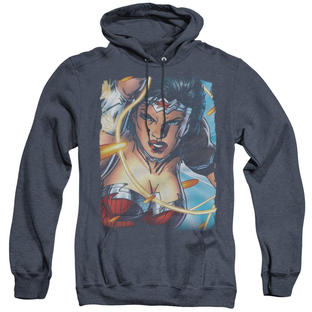 Justice League Of America Scowl Men's Pull-Over Hoodie