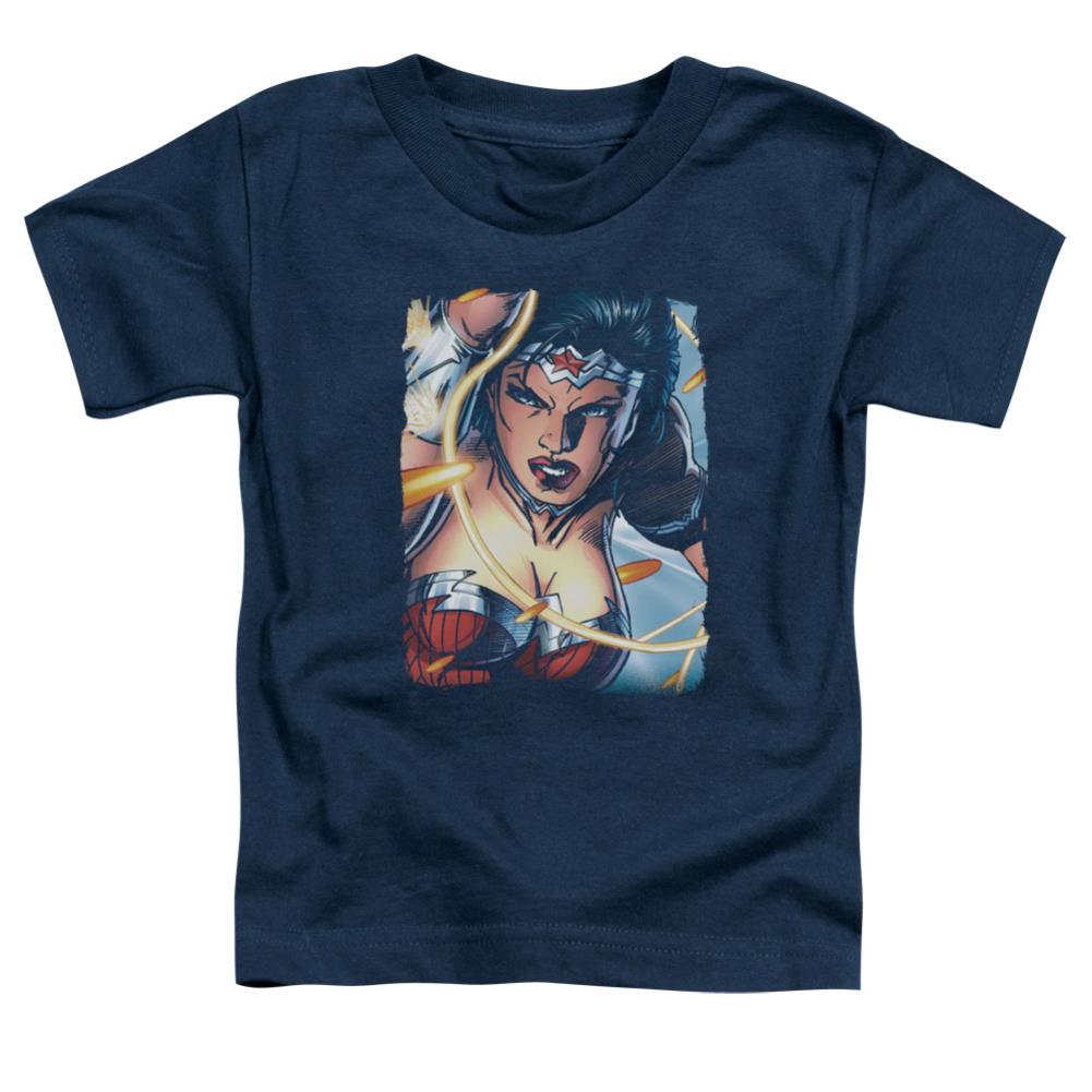 Justice League Of America Scowl Toddler 18/1 Cotton Short-Sleeve T-Shirt