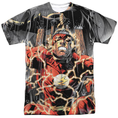 Justice League Of America Shock Therapy Men's Regular Fit Polyester Short-Sleeve T-Shirt