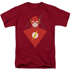 Justice League Of America Simple Flash Men's 18/1 Cotton Short-Sleeve T-Shirt