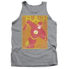 Justice League Of America Simple Flash Poster Men's 18/1 Cotton Tank Top