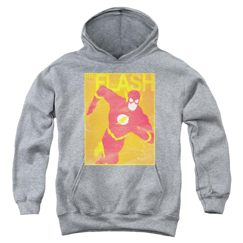 Justice League Of America Simple Flash Poster Youth Cotton Poly Pull-Over Hoodie